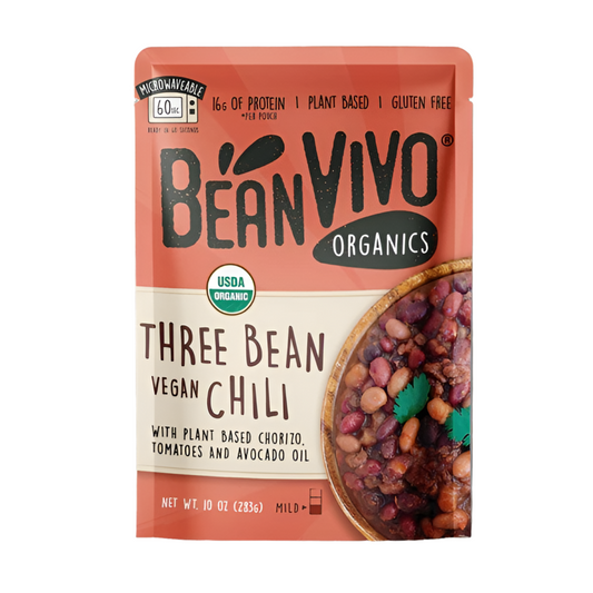 Bean Vivo Organics Three Bean Vegan Chili Plant Based