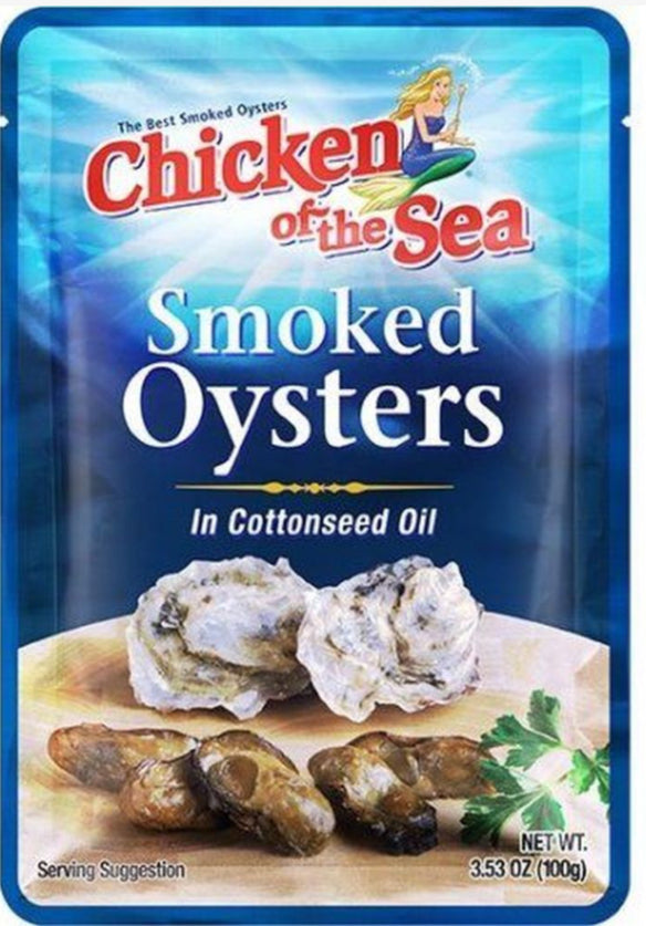 Chicken of the sea “Smoked Oysters