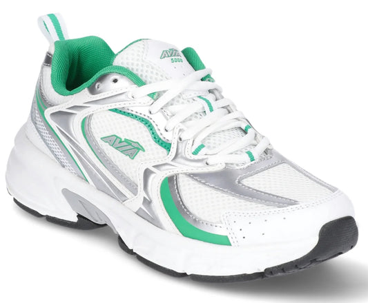 Avia 5000 woman’s running shoe (green & white )