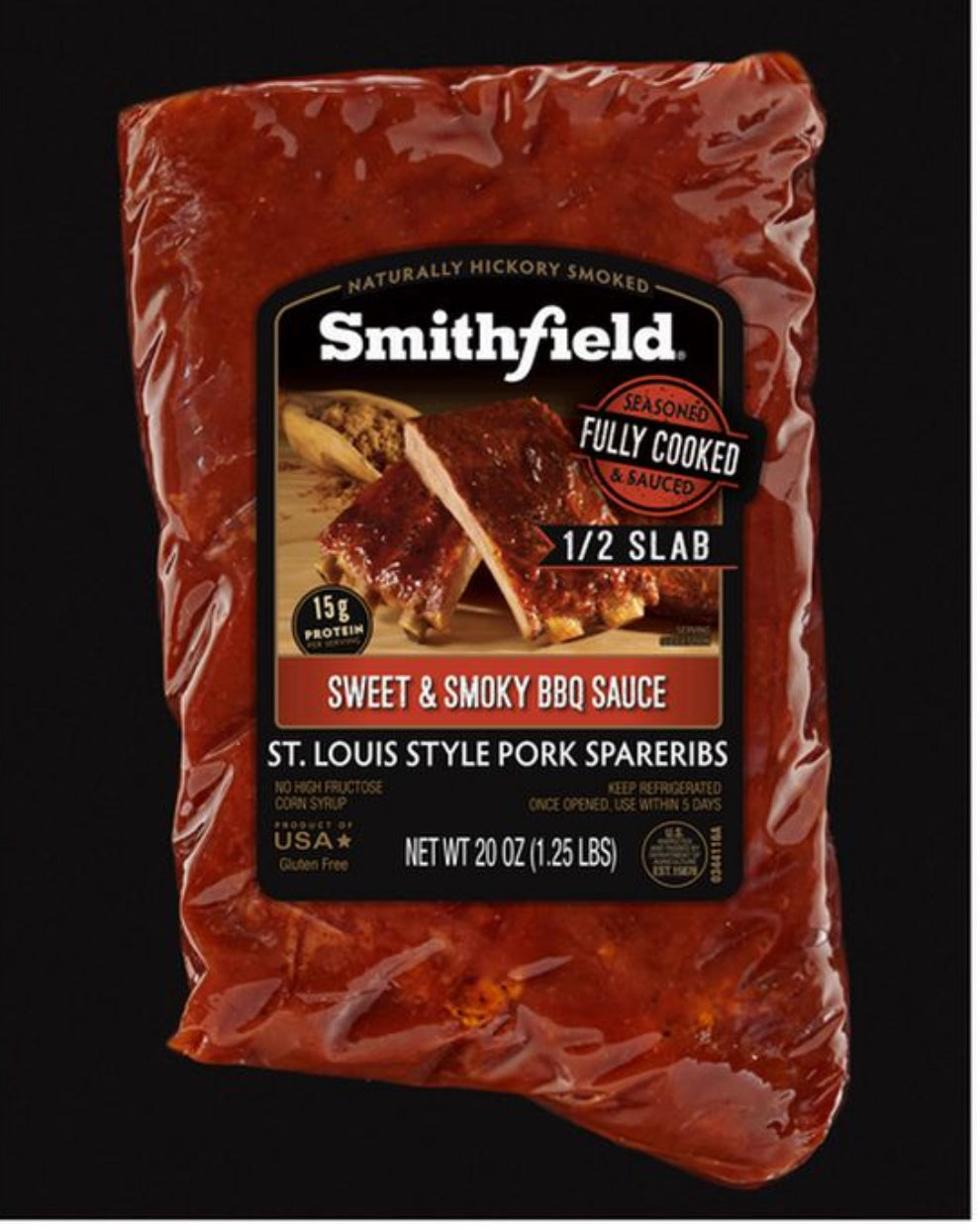 Smithfield’s boneless pork ribs (St.Louis  style)fully cooked