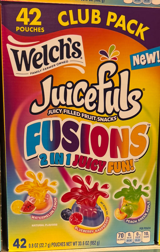 Welch’s juicefuls fusions 42ct