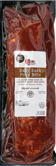 Pork ribs ( sweet & smoky ) fully cooked