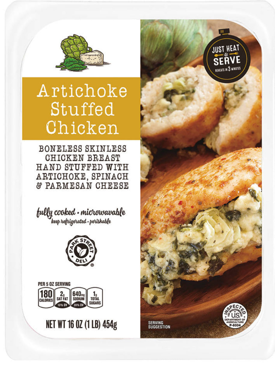 Park street Deli Artichoke Stuffed Chicken