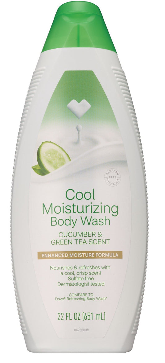 Cool moisturizing body wash (cucumber & green tea)