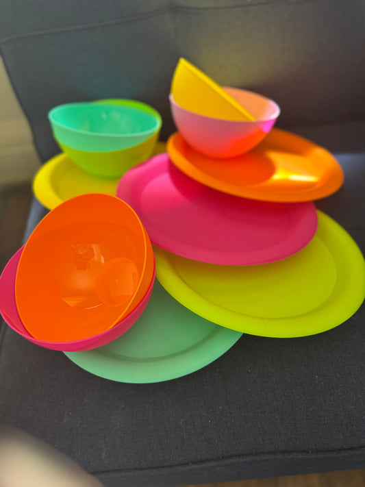 Plate & Bowl set of 6