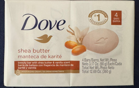 Dove shea butter 4 pk
