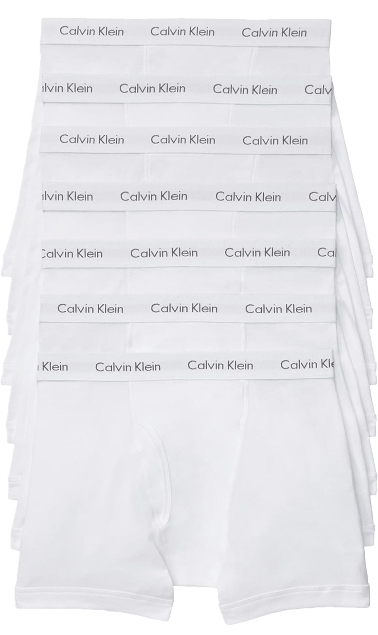 Calvin Klein 7 pack boxer briefs (white)