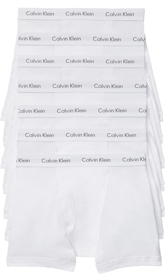 Calvin Klein 7 pack boxer briefs (white)