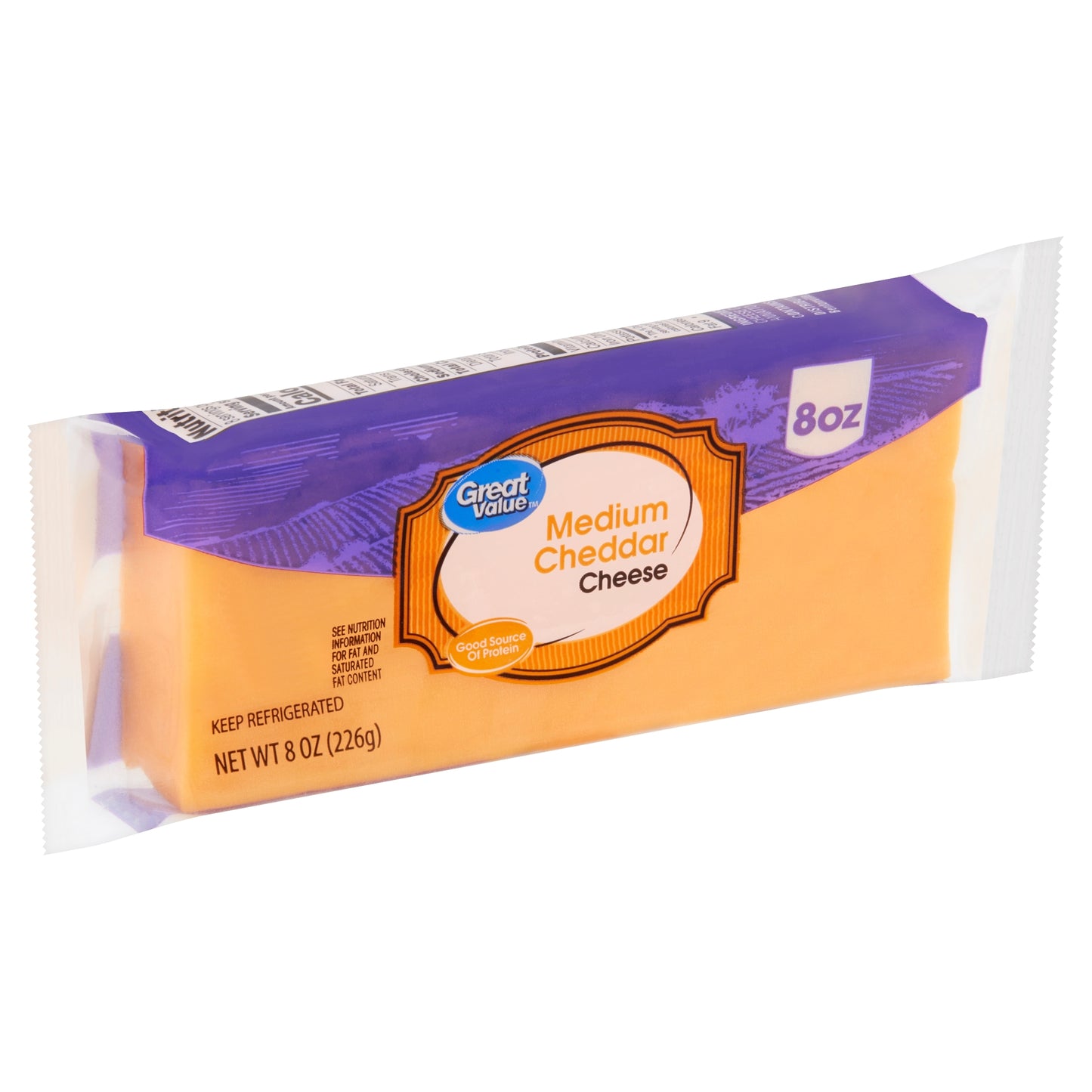 Great Value Sharp cheddar cheese block