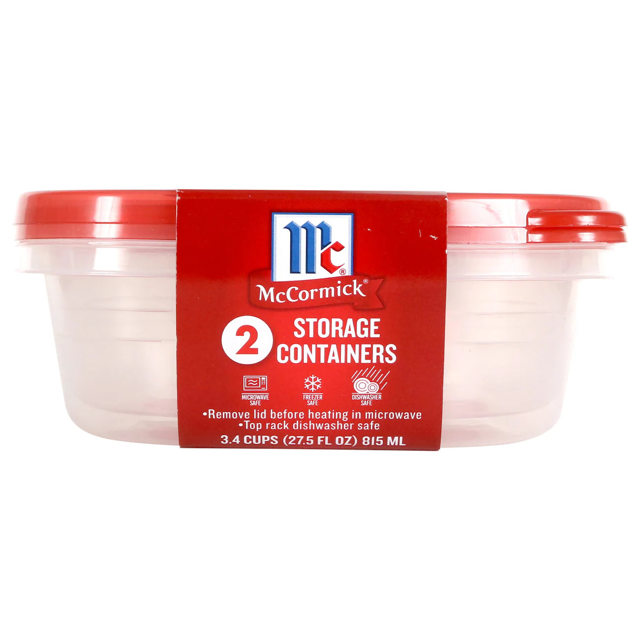 McCormick Food Storage Rectangle (2 Ct) 30oz