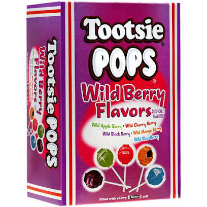 Wild Berry Tootsie Pops (100 Ct)