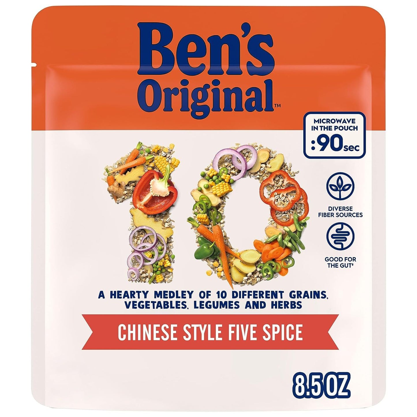 Bens Original 10 Medley "Chinese Style Five Spice Microwave Pouch