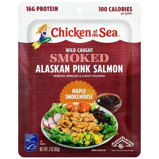 Chicken of the Sea Wild Caught Alaskan Pink Salmon " Maple Smokehouse"