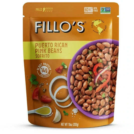 FILLO'S Puerto Rican Pink Beans (Mild) spice