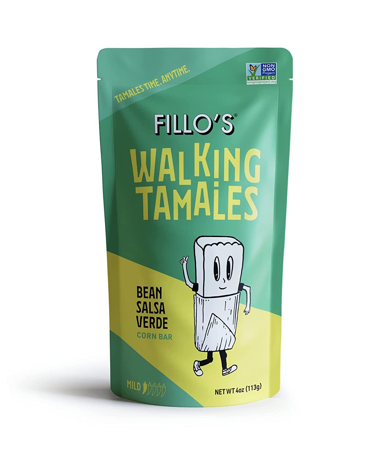 FILLO'S Walking Tamales Bean(Mild) Salsa Verde Tamale