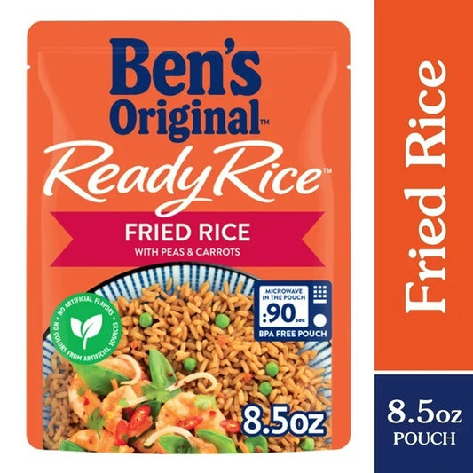 Ben's Original Ready Rice Microwave Pouches "Fried Rice W/ Peas & Carrots"