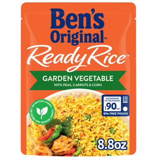 Ben's Original Ready Rice Microwave Pouches "Garden Vegetables"