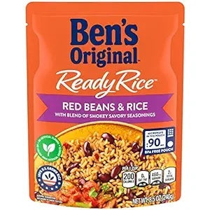 Ben's Original Ready Rice Microwave Pouch " Red Beans & Rice"