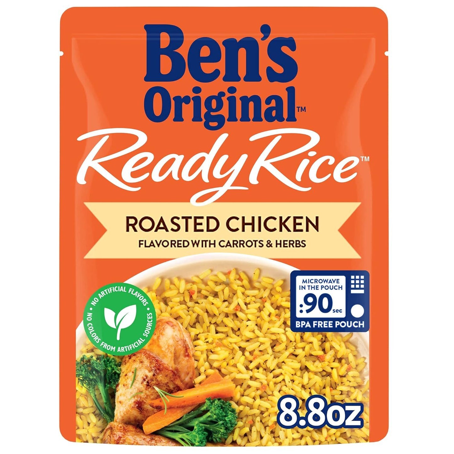 Ben's Original Rice Microwave Pouch" Roasted Chicken"