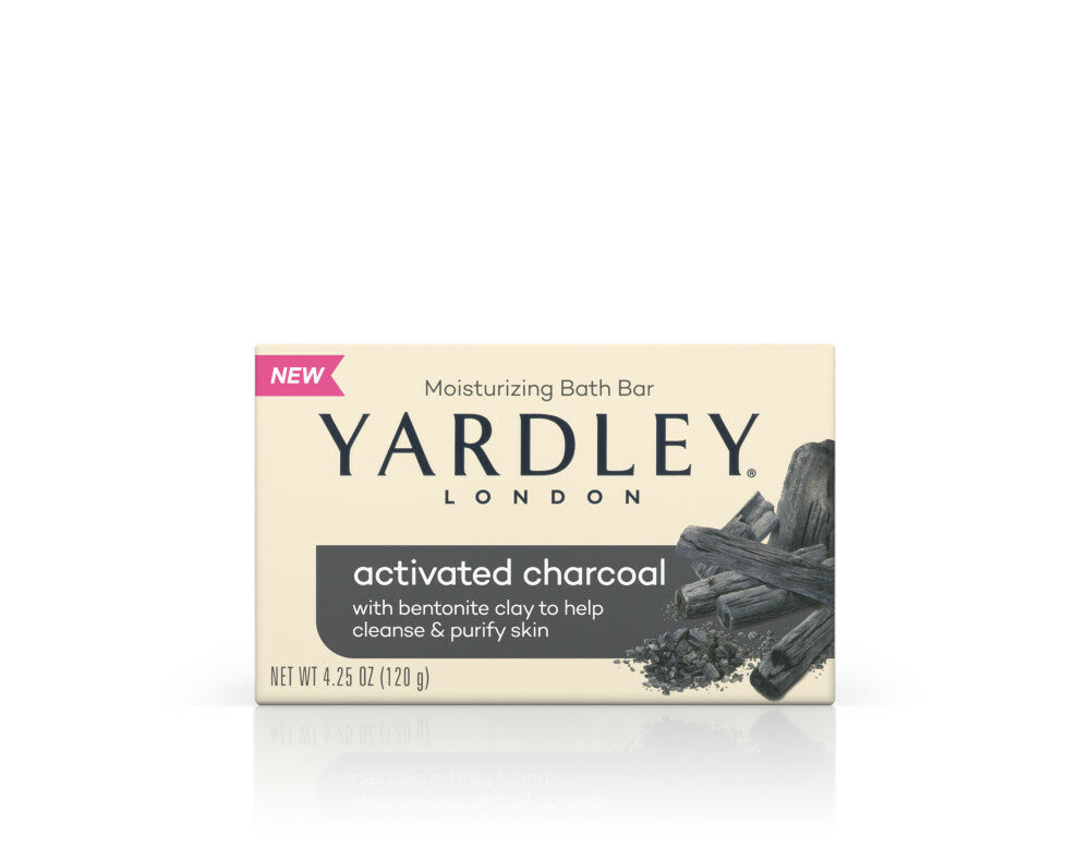 Yardley Activated Charcoal soap 4.25oz