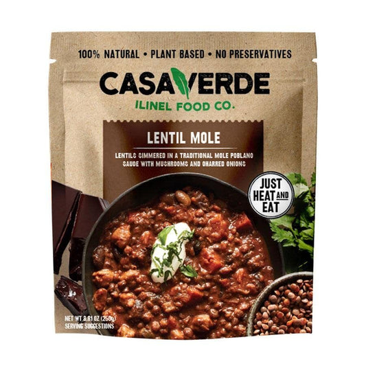 Casa Verde Plant Based Microwave Pouch " Lentil Mole"