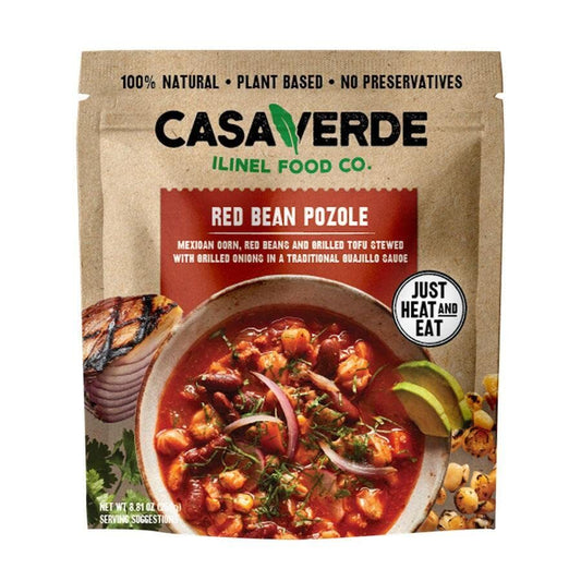 Casa Verde Plant Based Microwave Pouch "Red Bean Pozole"