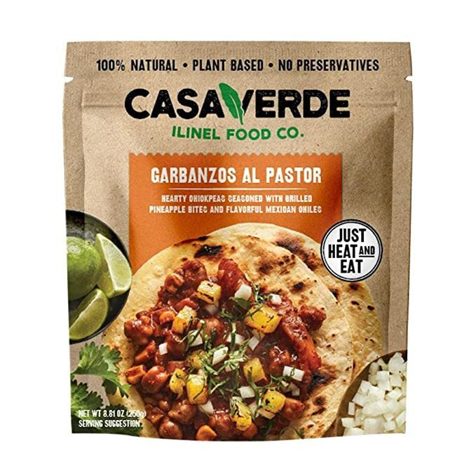 Casa Verde Plant based Microwave Pouch" Garbanzos Al Pastor