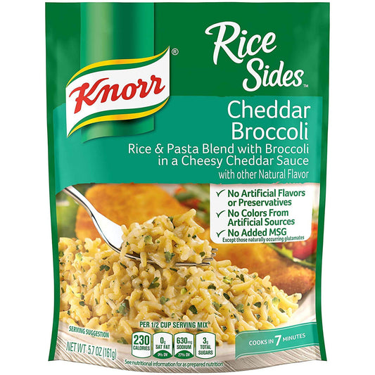 Knorr Cheddar Broccoli Rice