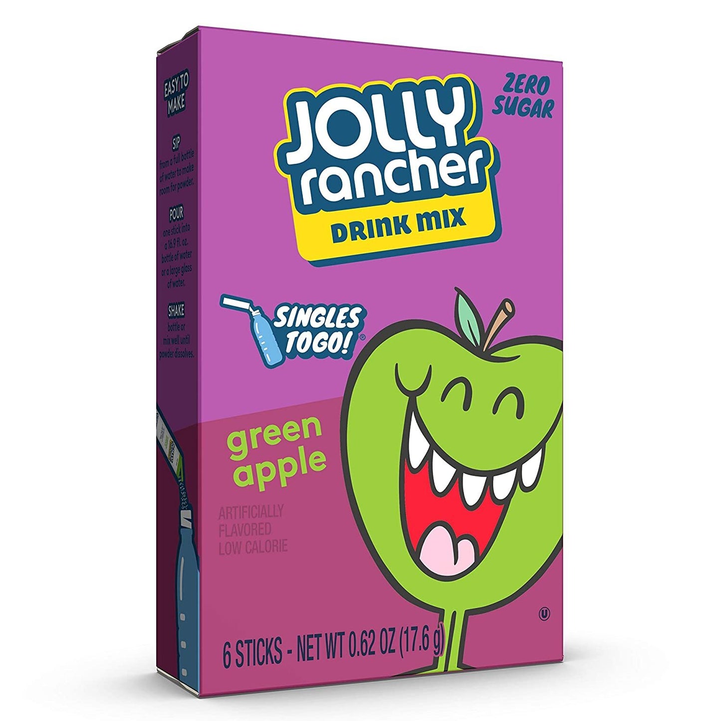 Jolly Rancher Green Apple Singles to go 6ct.