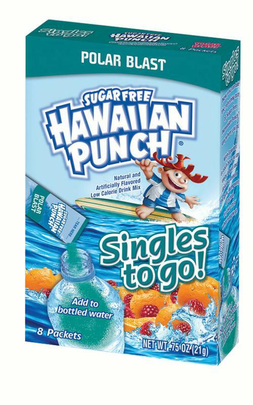 Hawaiian Punch Polar Blast singles to go 8ct.