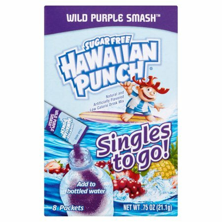 Hawaiian Punch Wild Purple Splash Singles to go 8ct.
