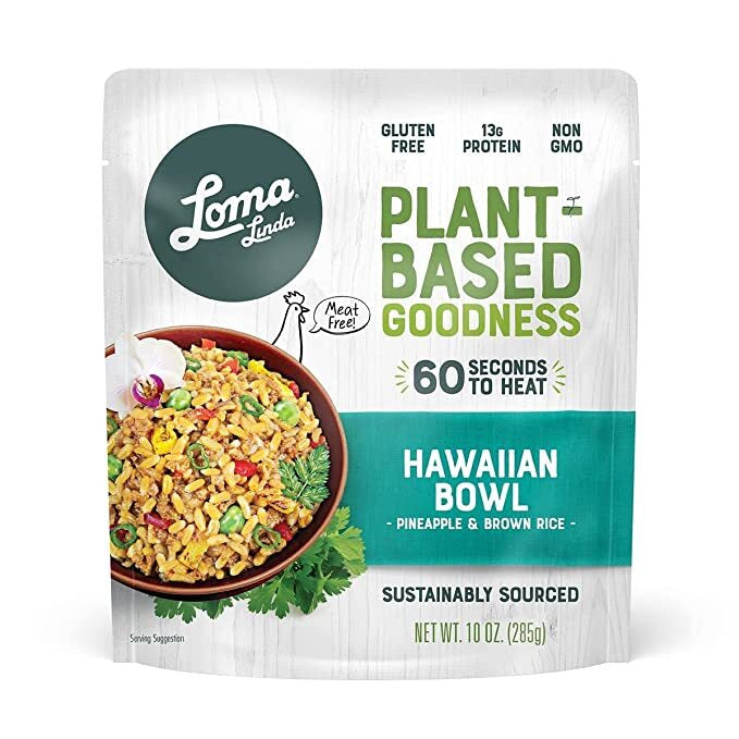 Loma Linda Plant-Based Protein Microwavable Pouches"Hawaiian Bowl"