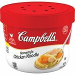 Campbell"s Microwavable Homestyle Chicken Noodle Soup"