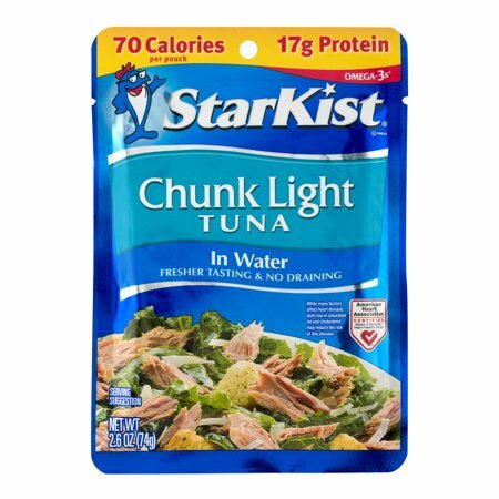 Starkist Chunk Light Tuna in Water (small) Pouch 2.6oz