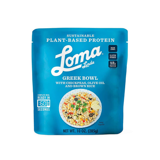 Loma Linda Plant - Based Protein Microwavable Pouches " Greek Bowl"