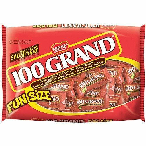 Fun Bags 100 Grand Bars 10oz.