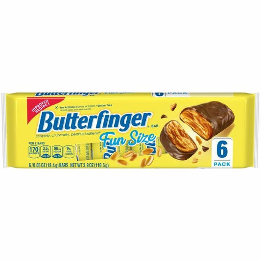 Fun Size Candy Butterfinger 6ct./3.9oz