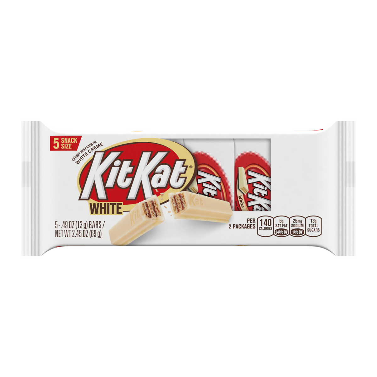 Fun Size candy Kit Kat White 6ct./2.45oz