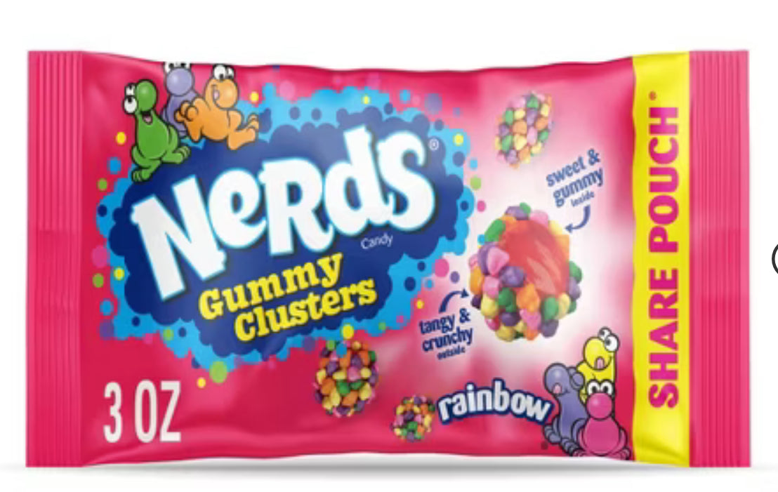 Nerds Gummy Clusters "Rainbow" 3oz