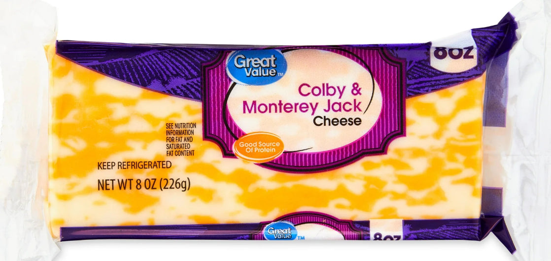 Great Value Colby & Monterey Jack Cheese