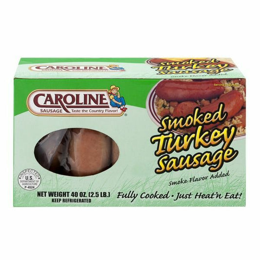 Caroline Sausages (pork casings) Smoked Turkey sausage