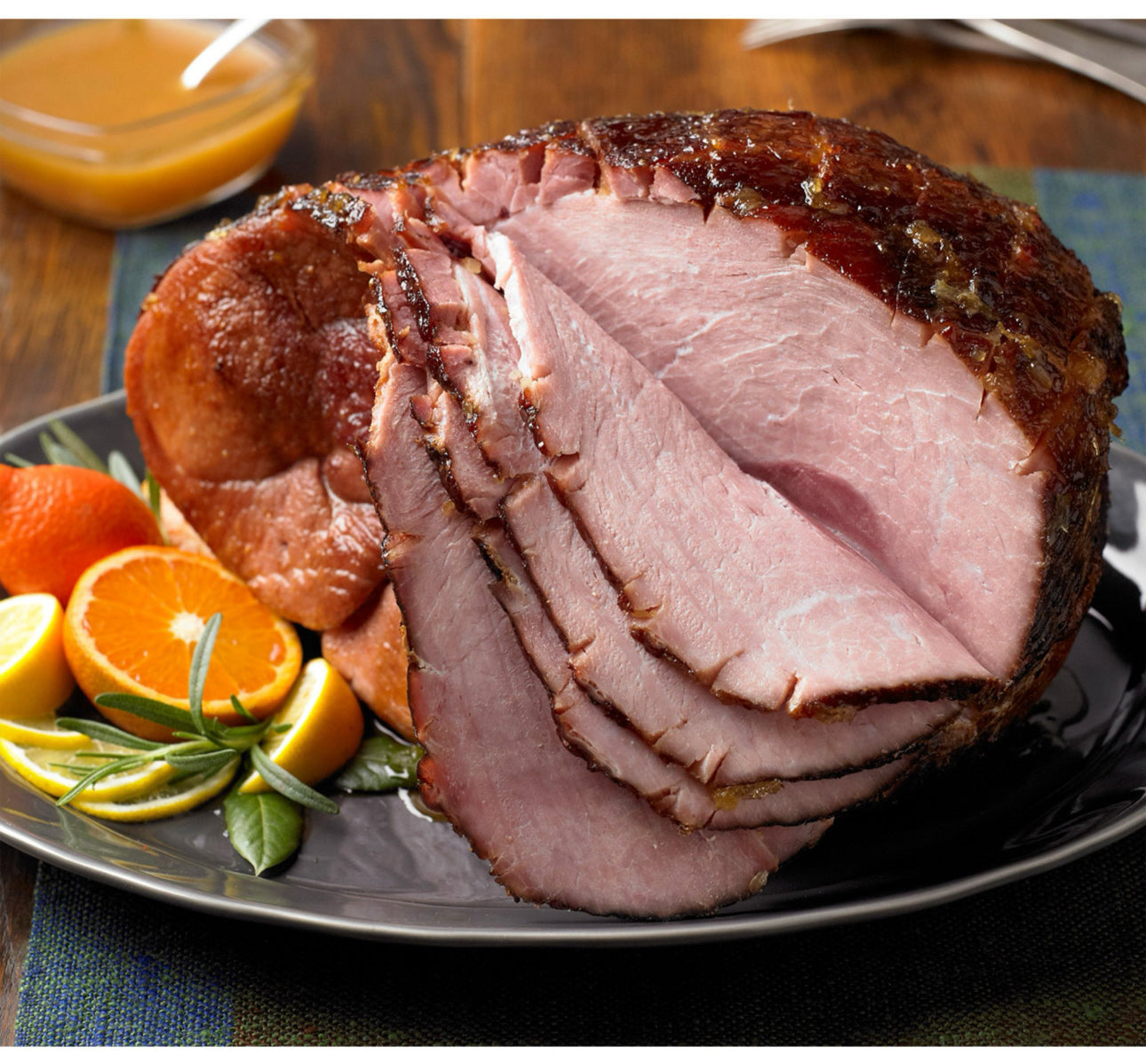 Members Mark fully cooked Boneless Spiral Brown Sugar Double Glazed Ham