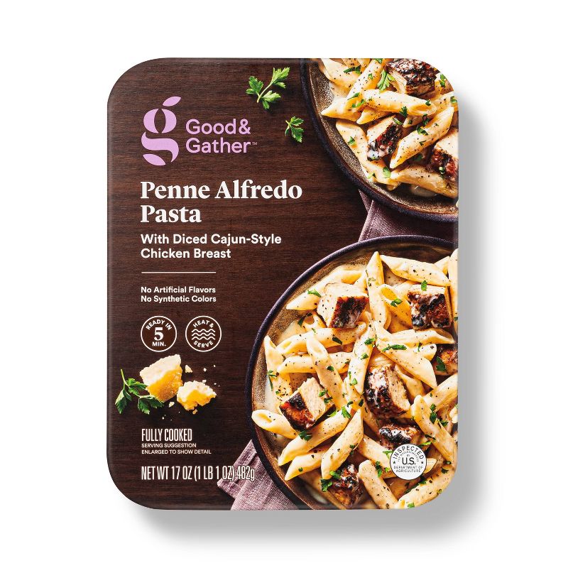 Good & Gather “Penne Alfredo Pasta w/Cajun Chicken 17oz