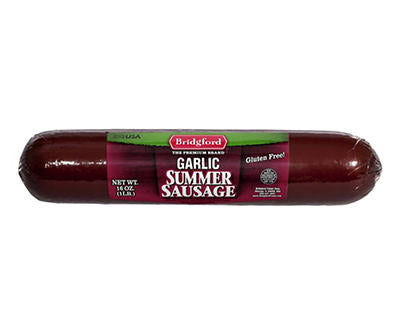 Bridgeford Garlic Summer Sausage 16oz