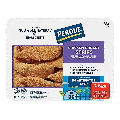 Perdue Fully Cooked Chicken 3 Pk Chicken Strips