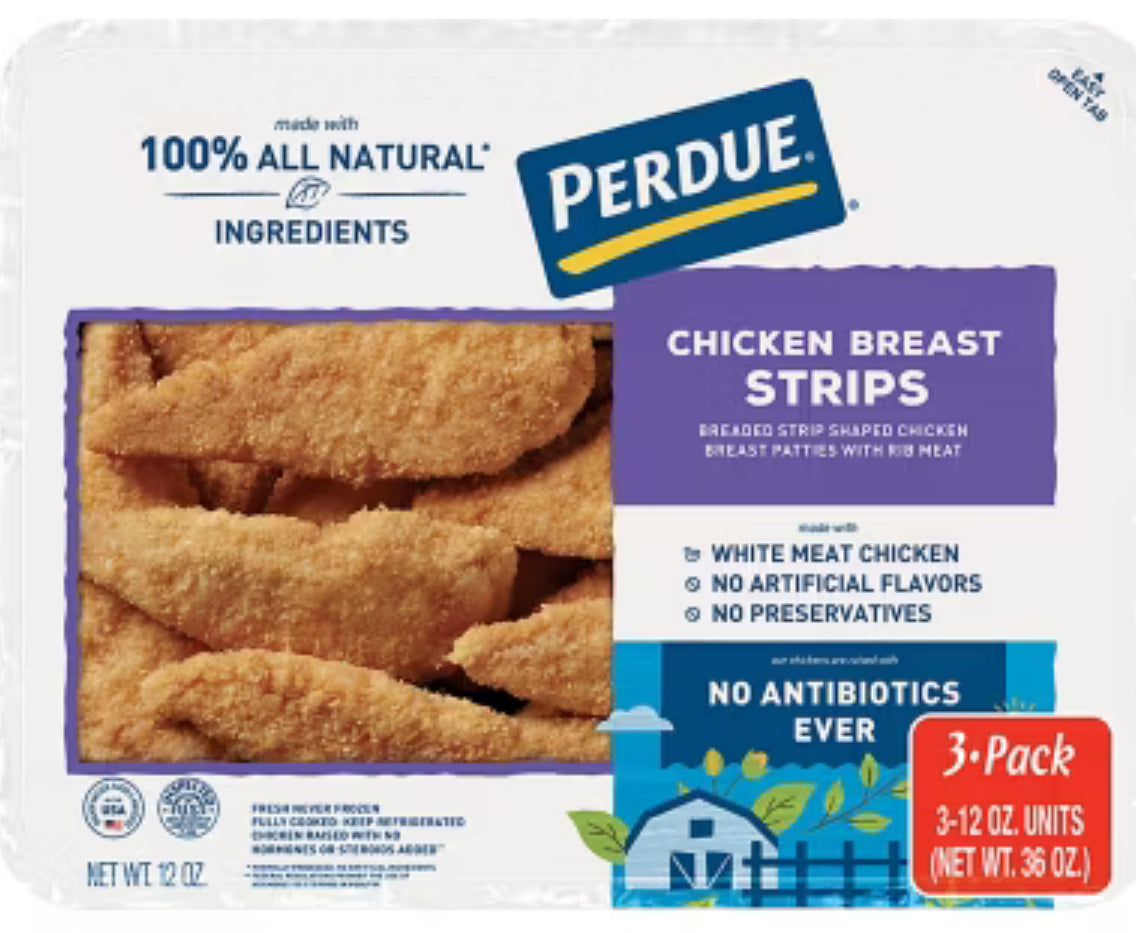 Perdue Fully Cooked Chicken 3 Pk Chicken Strips