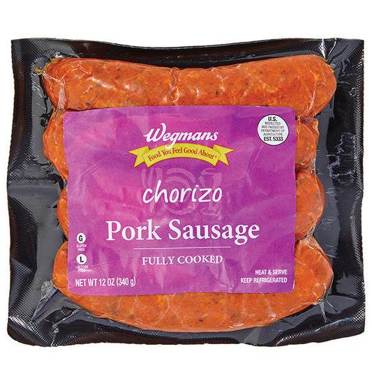 Wegmans Chorizo Pork. Sausage 4ct.