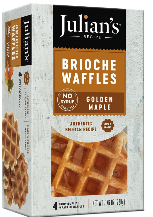 Julian’s Brioche Waffles “ Maple 4ct . ( individually wrapped)