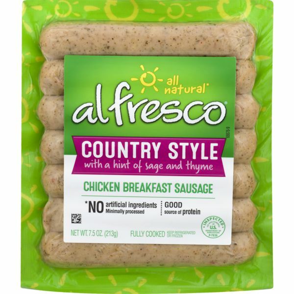 Al Fresco Breakfast Sausage 7ct (contains pork) Country Style