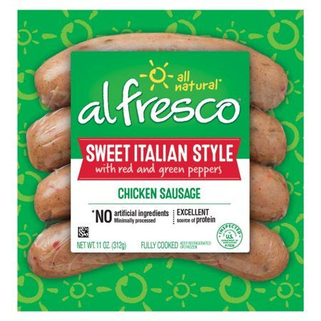 Al Fresco Chicken Sausage 4ct (contains pork) Sweet Italian Style